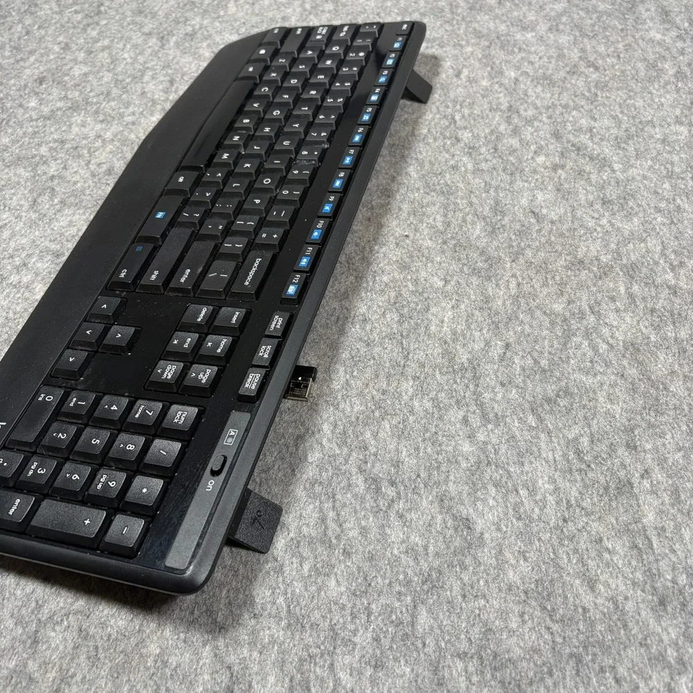 Logitech K345 Wireless Full Sized Keyboard with Palm Rest Black